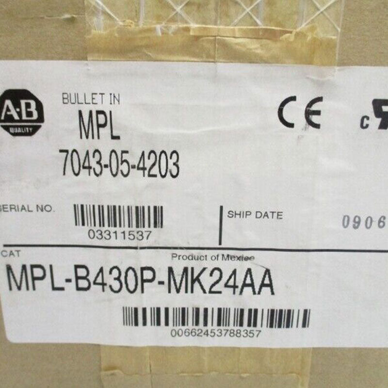 Allen Bradley MPL-B430P-MK24AA  7043-05-4203 motor